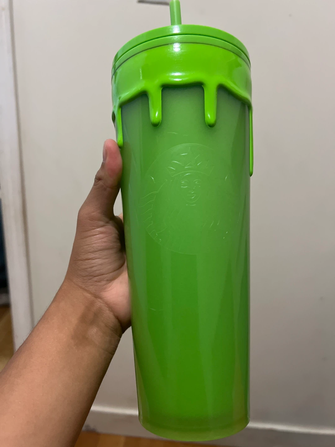 Starbucks Green Drip Glow-in-the-Dark Tumbler