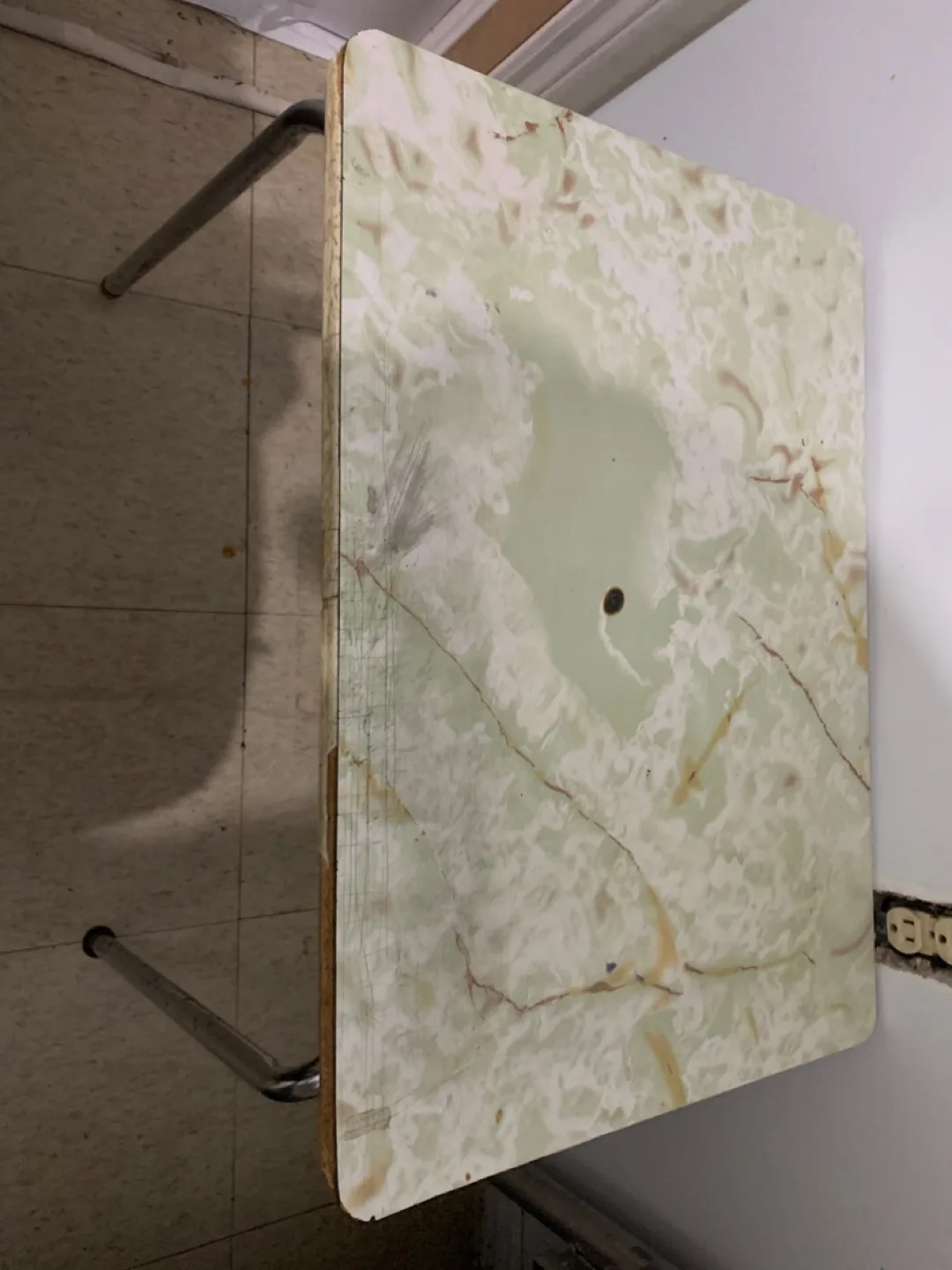 Vintage Marble-Top Table thumbnail