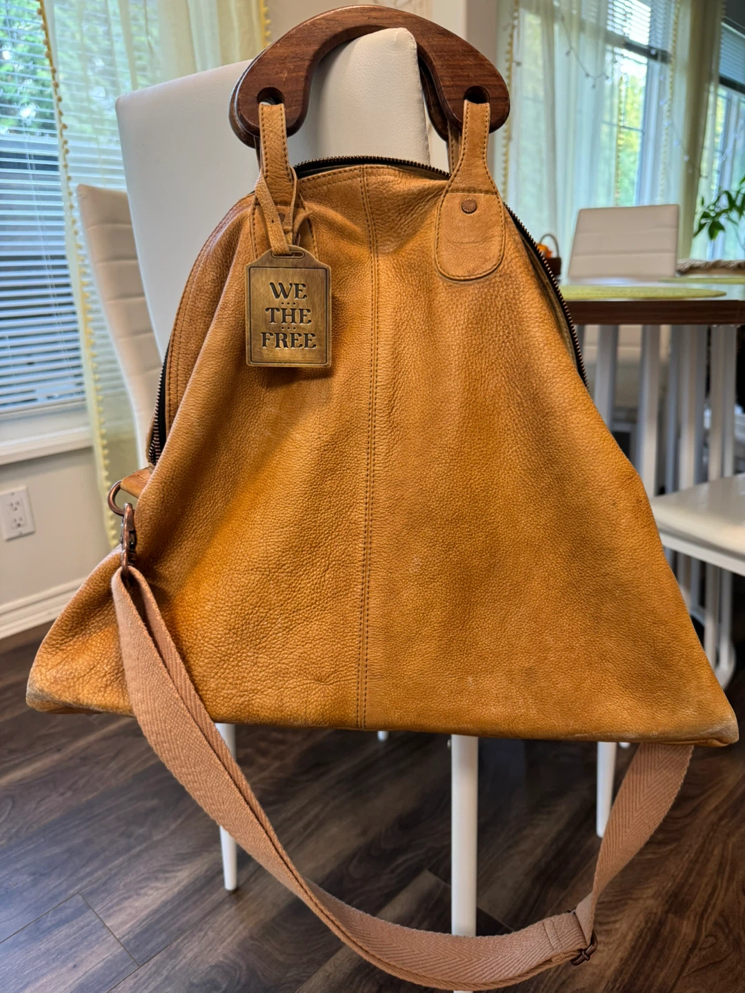 We The Free Leather Tote Bag