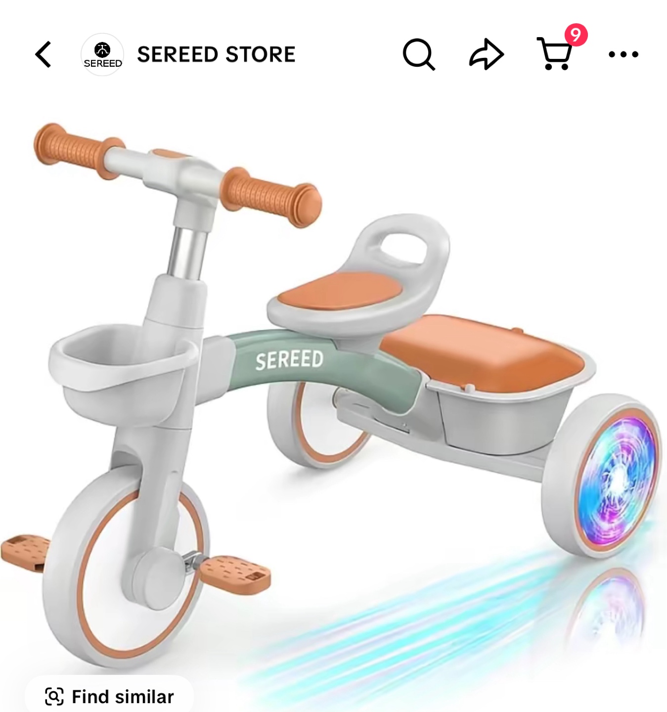 Sereed Toddler Tricycle 2-5 Years Old - photo 2
