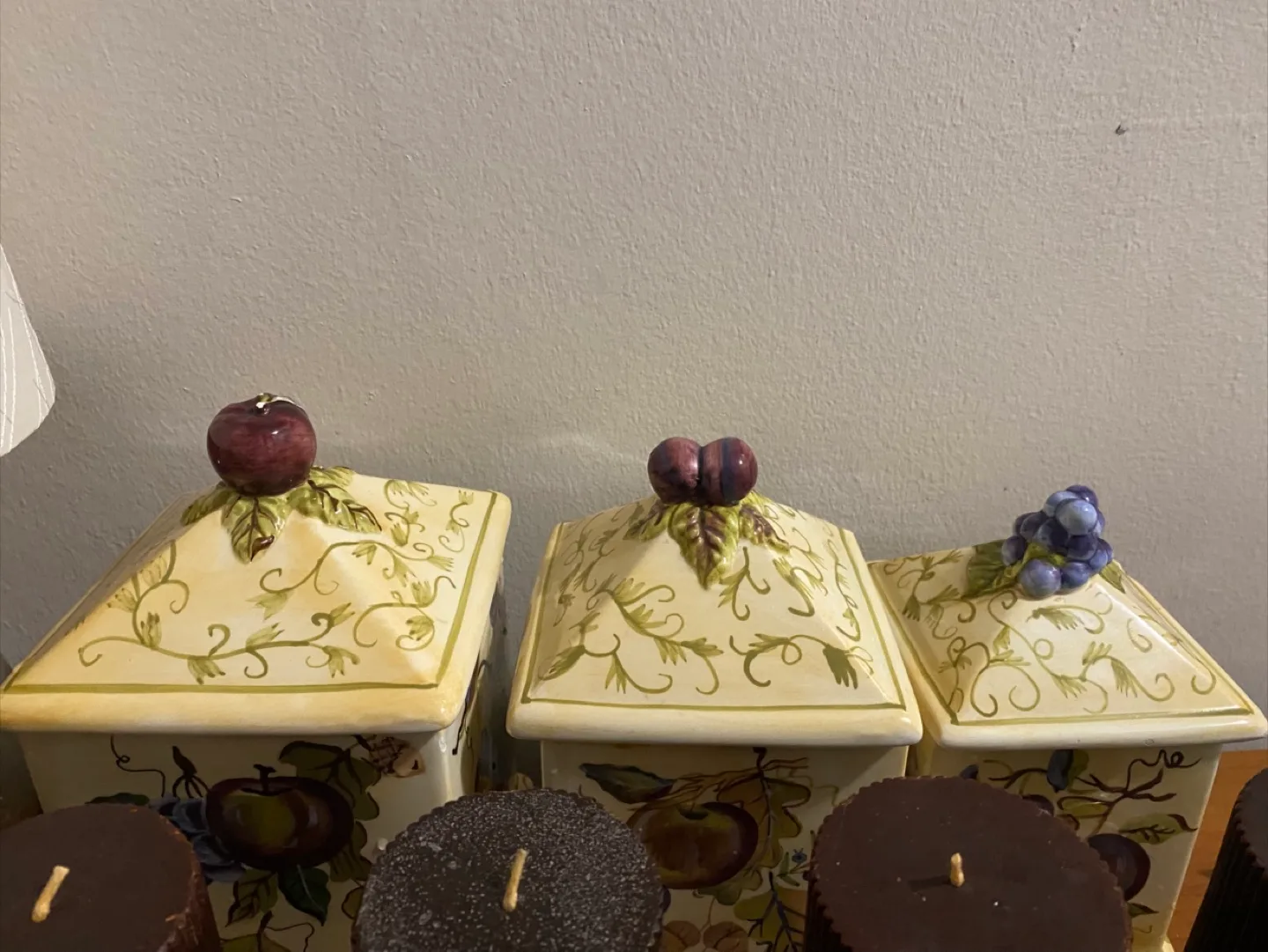 last call ☎️ 3 Piece Ceramic Canister Set image indicator(5)