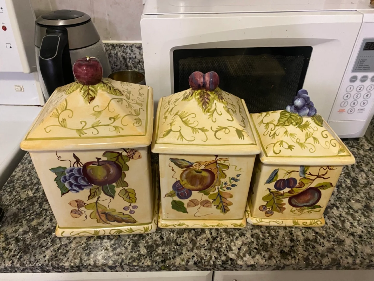 3 Piece Ceramic Canister Set thumbnail