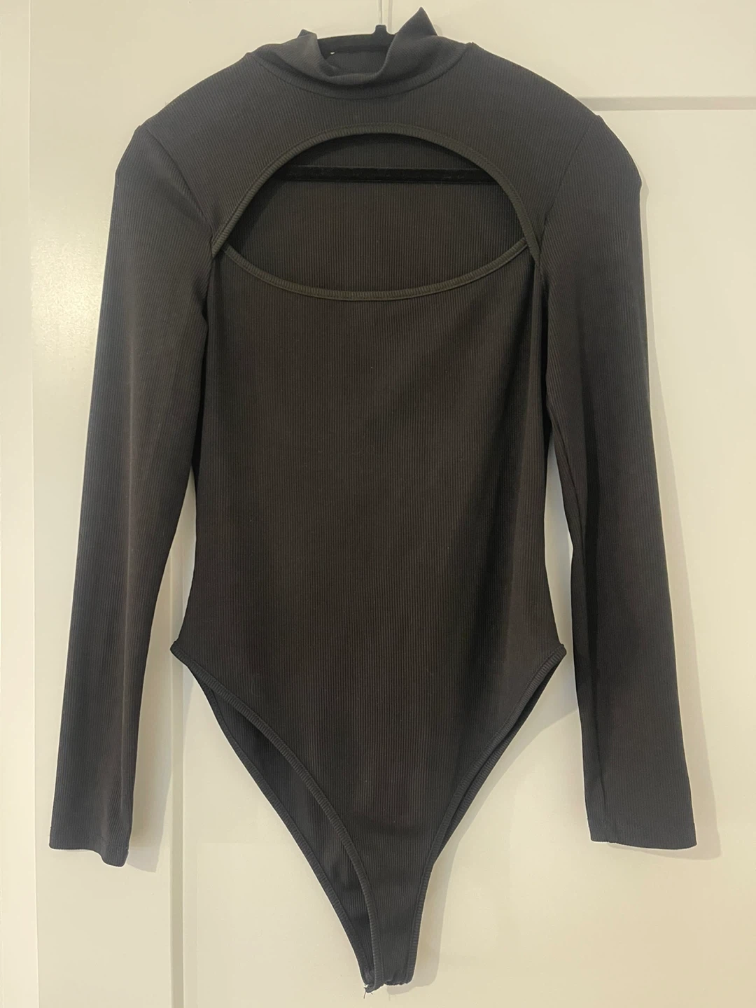 Black Long Sleeve Bodysuit - photo 3