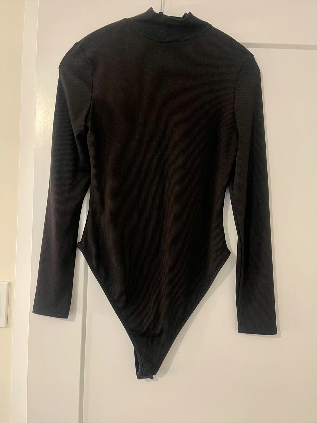Black Long Sleeve Bodysuit - photo 4