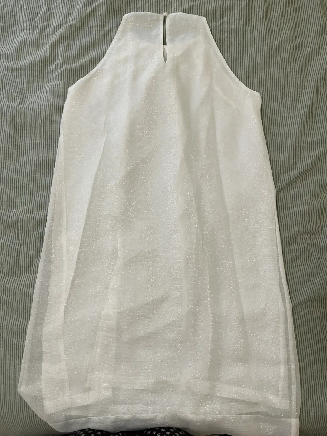 Cholet White Dress Size 36 image indicator(4)