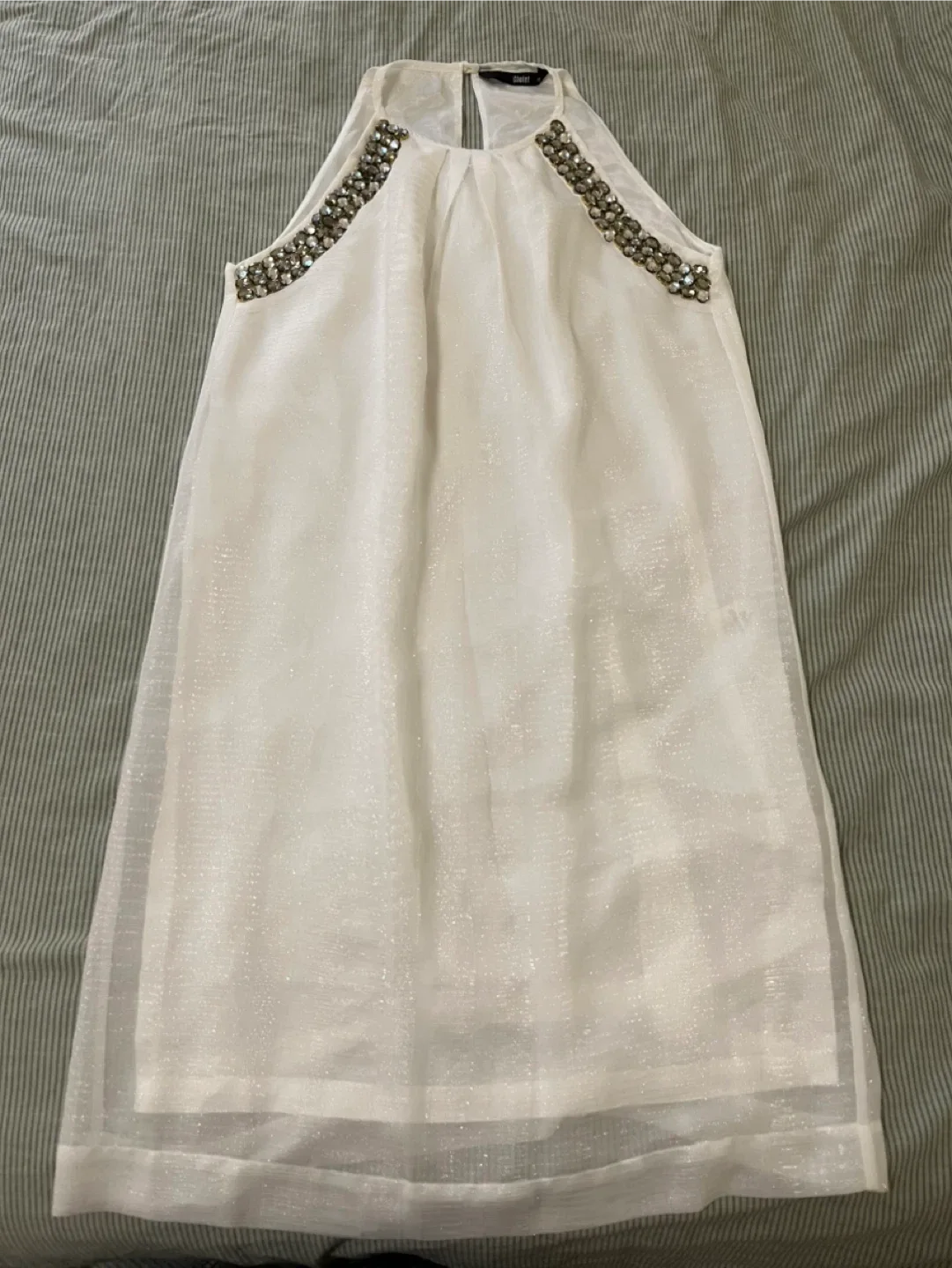 Cholet White Dress Size 36 thumbnail