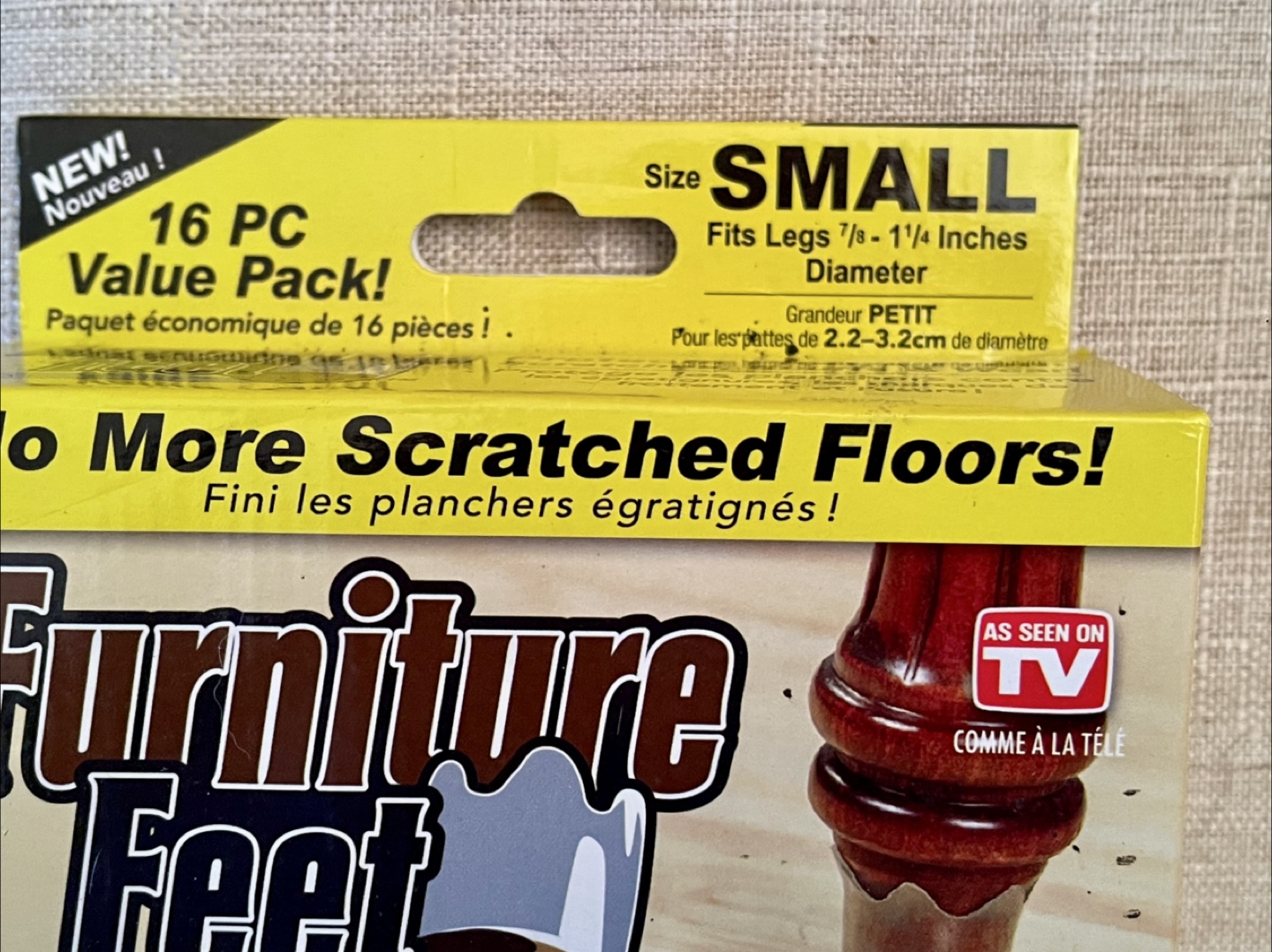 NEW Furniture Feet Flexible Floor Protectors - Small (16 pc) - photo 3