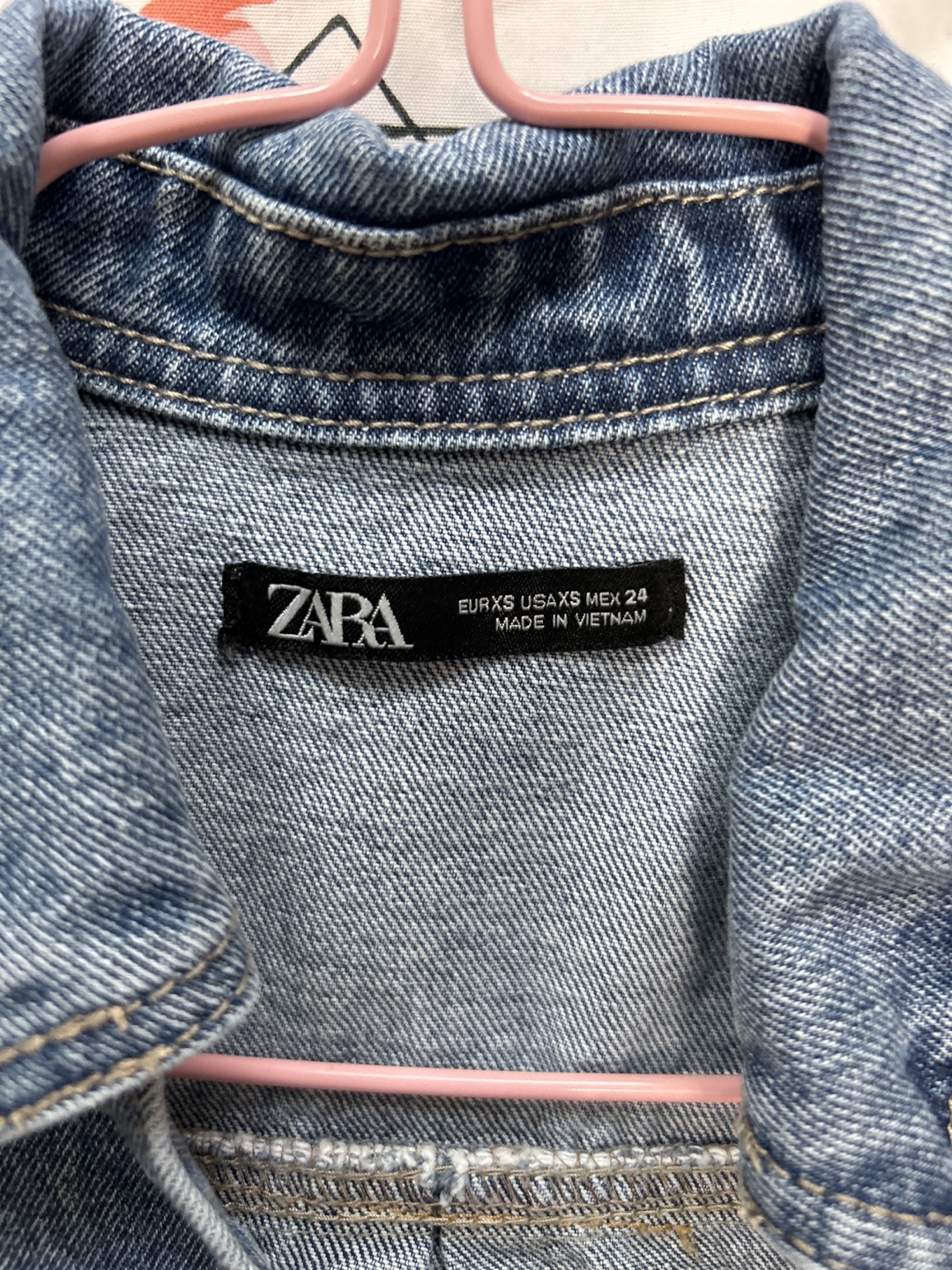 Zara Denim Shirt Jacket - Size XS - photo 3