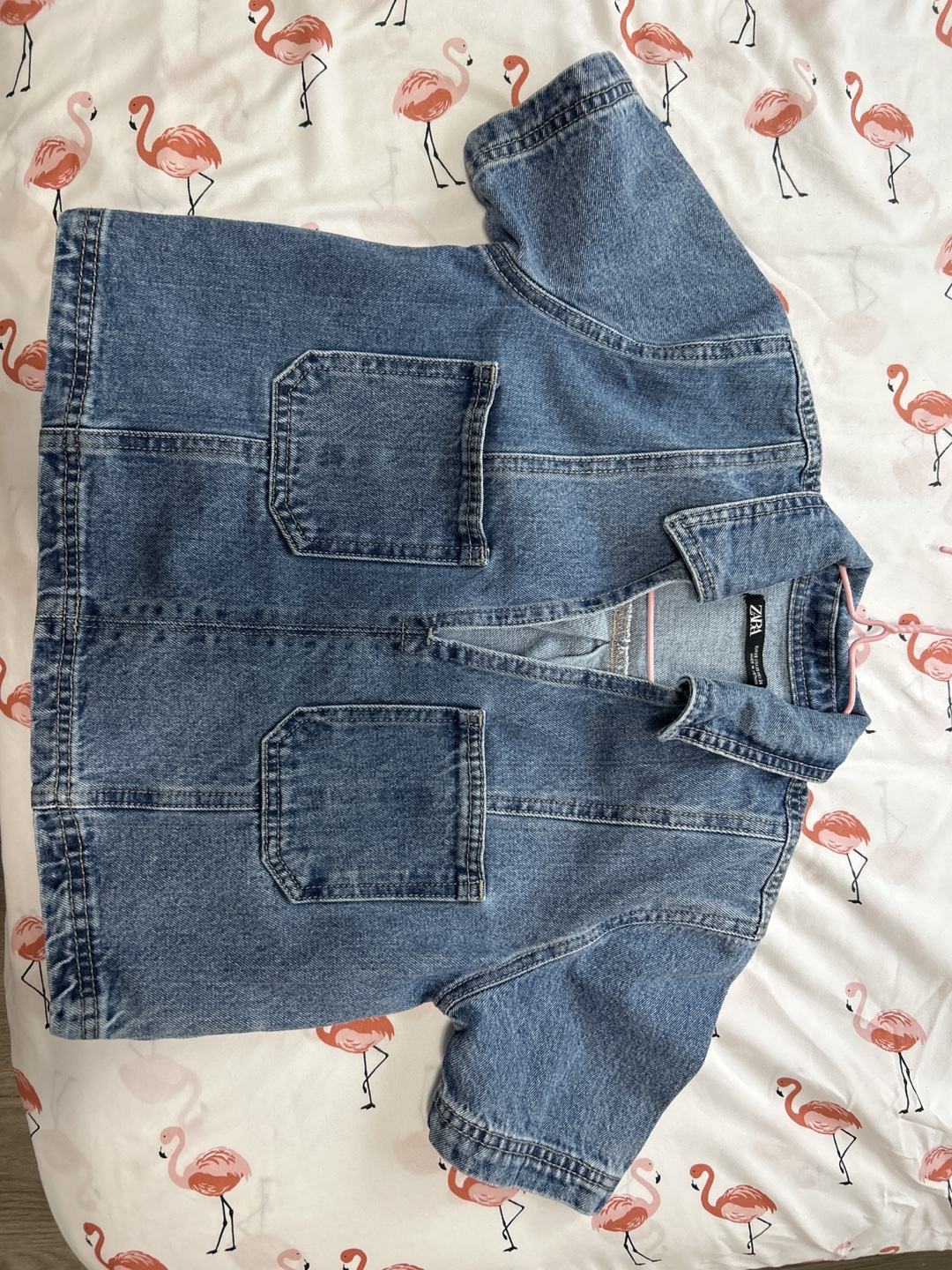 Zara Denim Shirt Jacket - Size XS