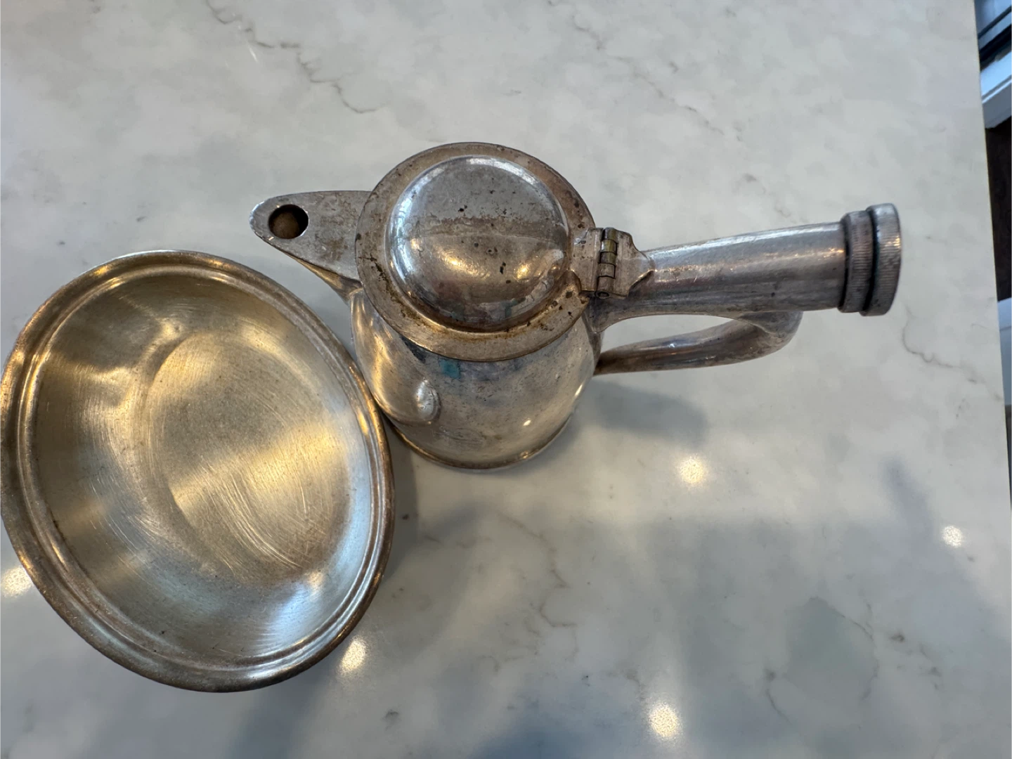 Vintage Canadian Pacific Silver Plated Creamer - photo 4