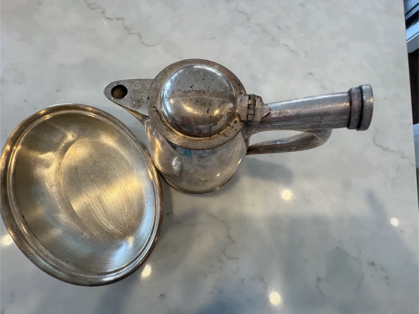 Vintage Canadian Pacific Silver Plated Creamer image indicator(4)