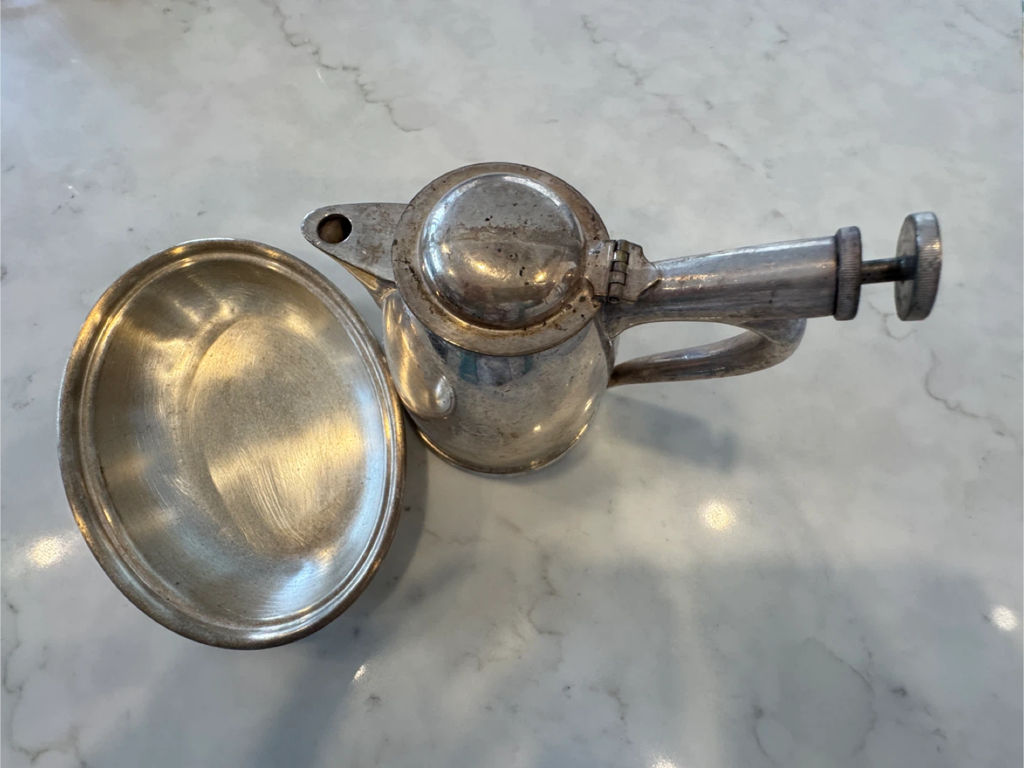 Vintage Canadian Pacific Silver Plated Creamer
