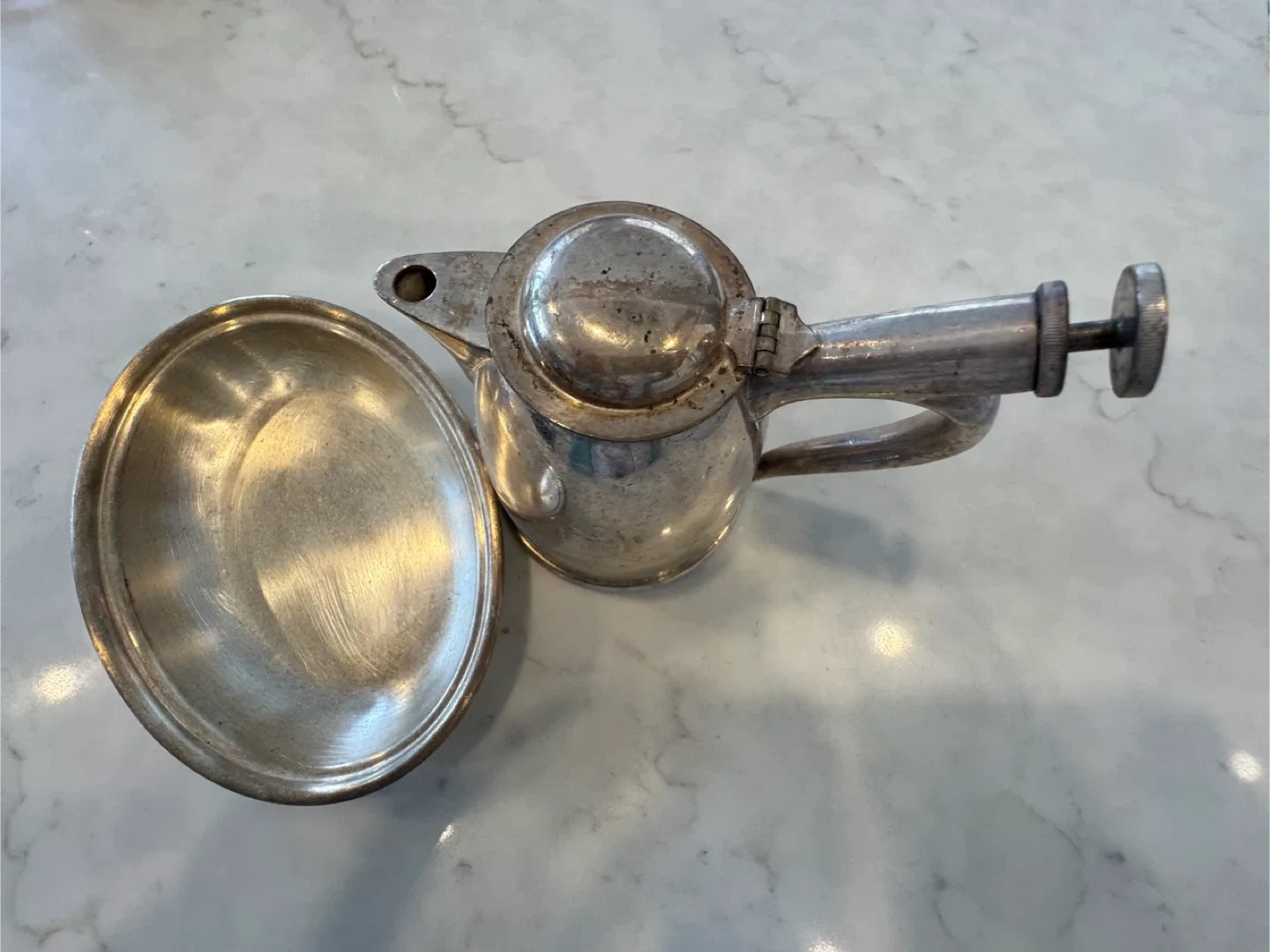 Vintage Canadian Pacific Silver Plated Creamer thumbnail