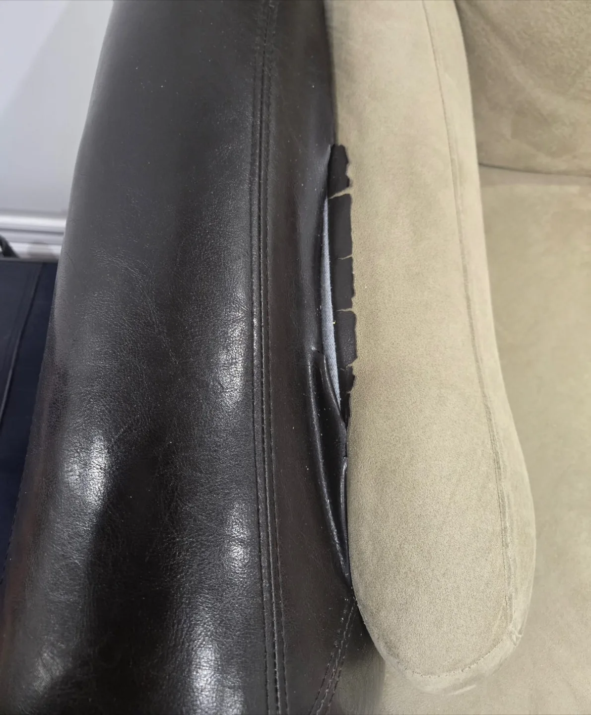 Beige & Brown Loveseat Sofa image indicator(4)