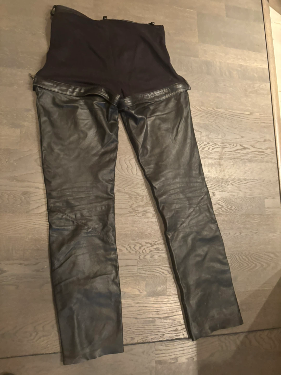 Harley-Davidson Leather Motorcycle Chaps Size 34/6 - photo 5