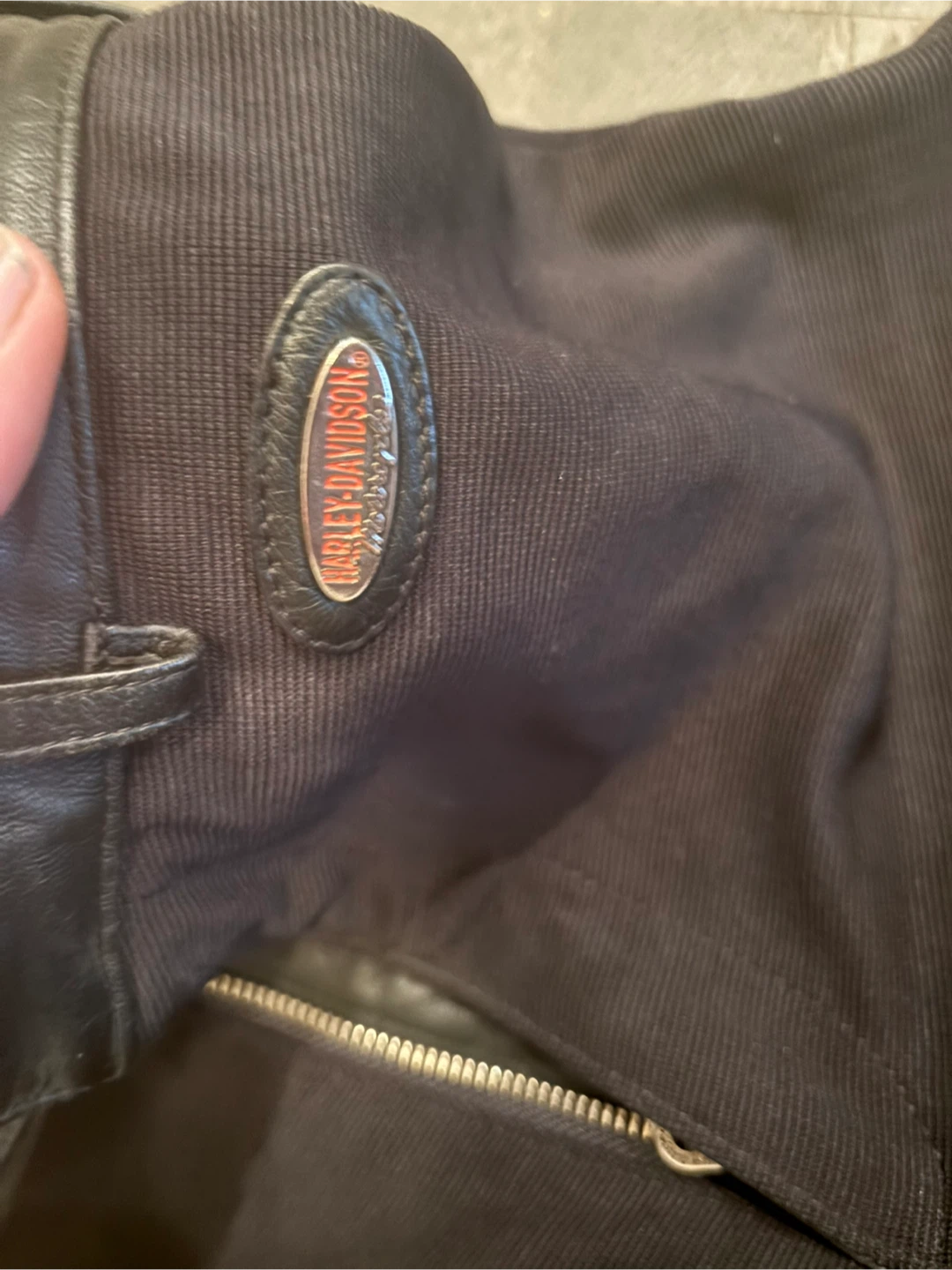 Harley-Davidson Leather Motorcycle Chaps Size 34/6 - photo 4