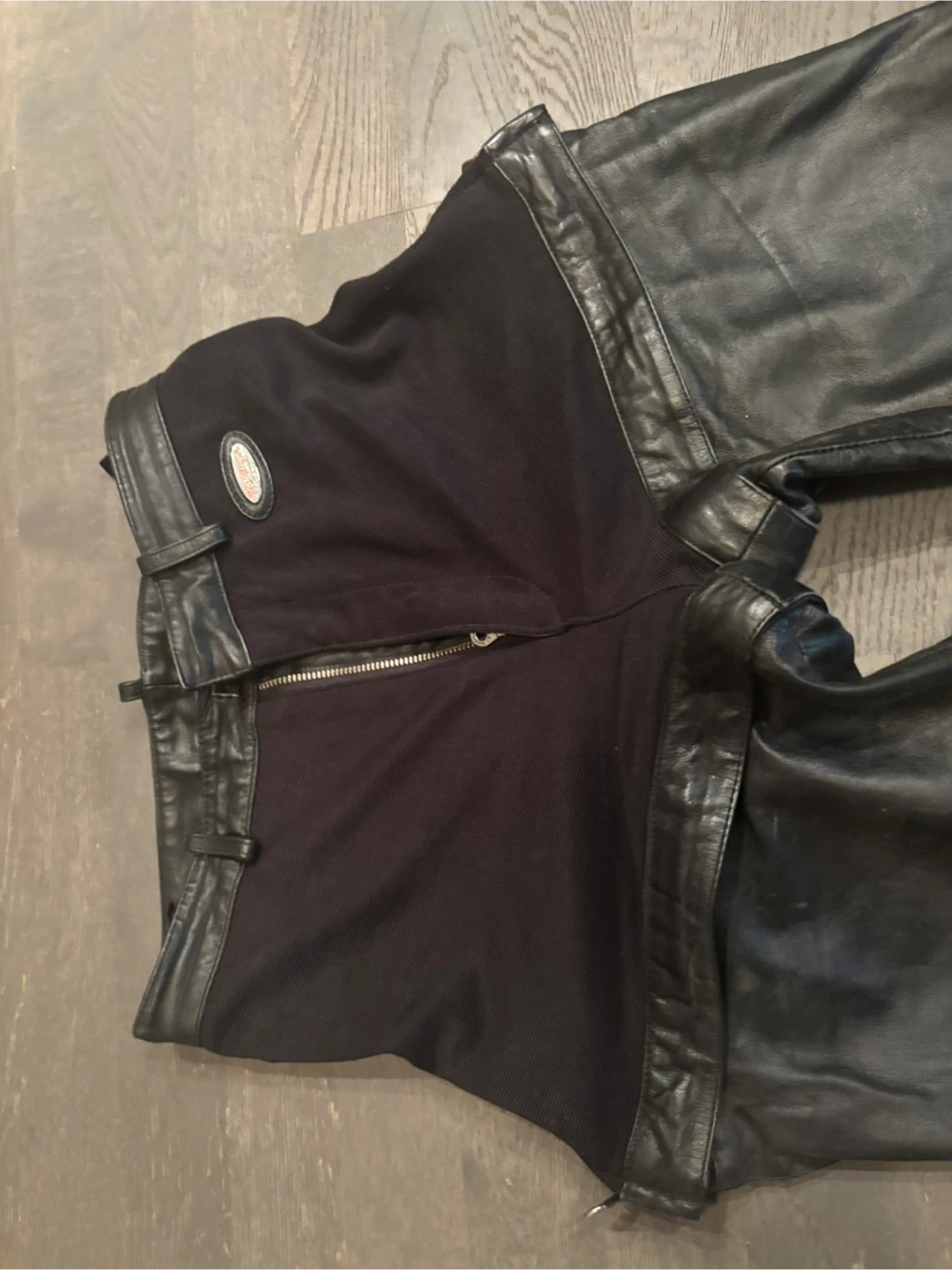 Harley-Davidson Leather Motorcycle Chaps Size 34/6 - photo 3