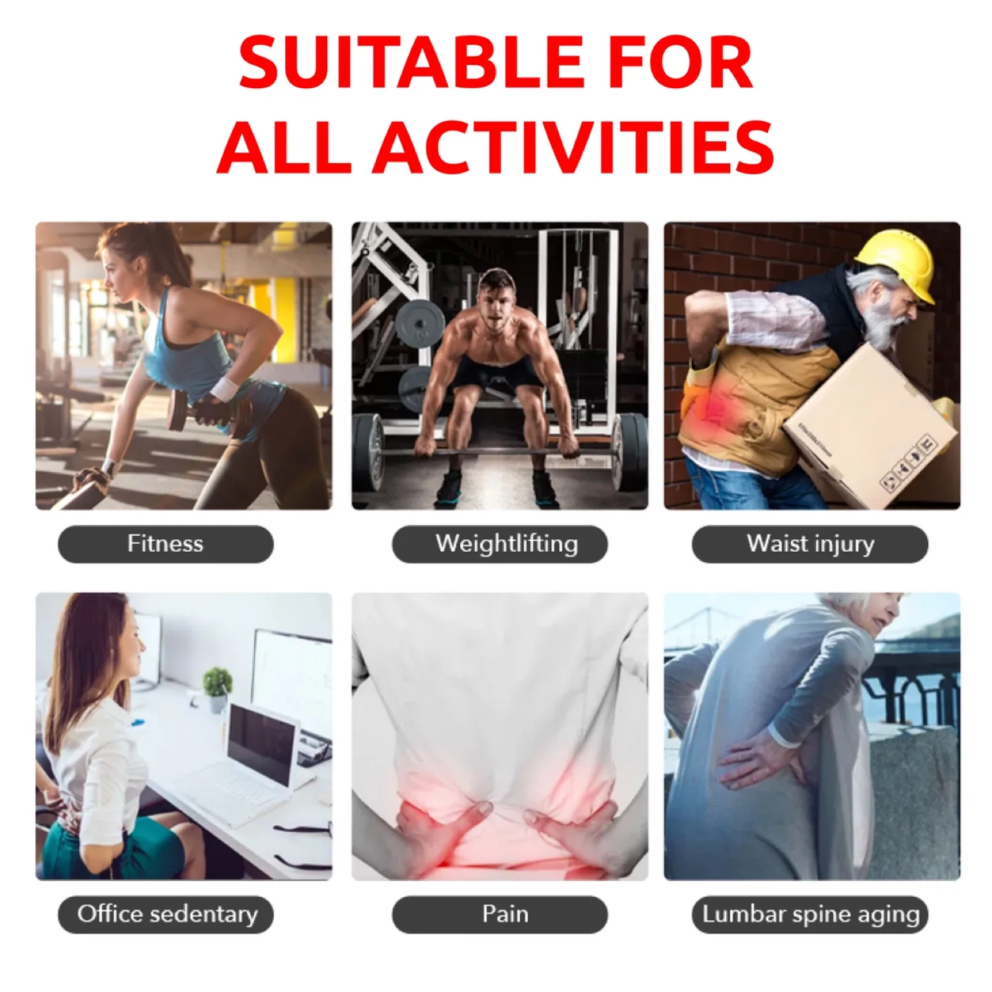 Dynast Back Support Belt – Pain Relief & Posture (S, M, L) image indicator(10)