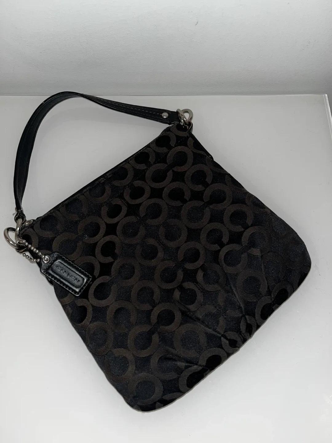 Vintage Coach Black Crossbody Bag