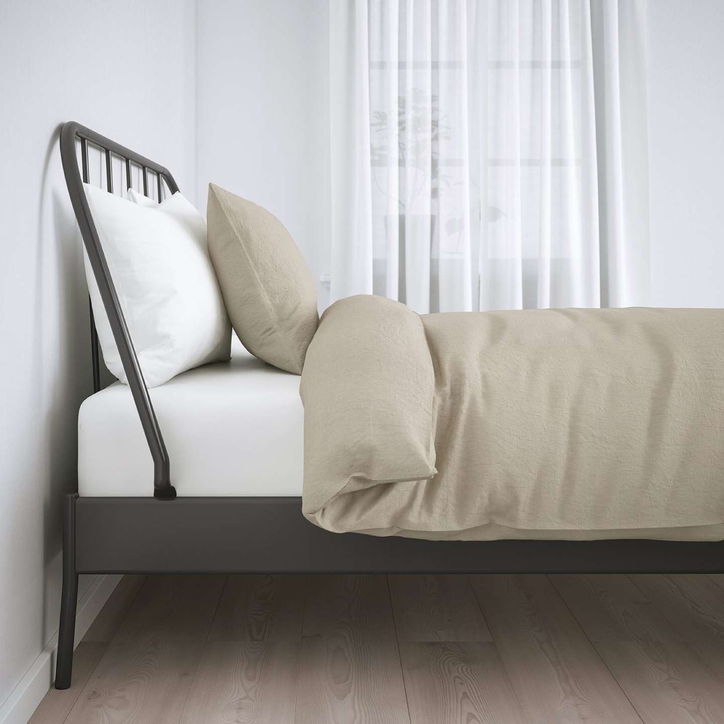 IKEA bedframe & Sealy Optimum Posturepedic Mattress - photo 2