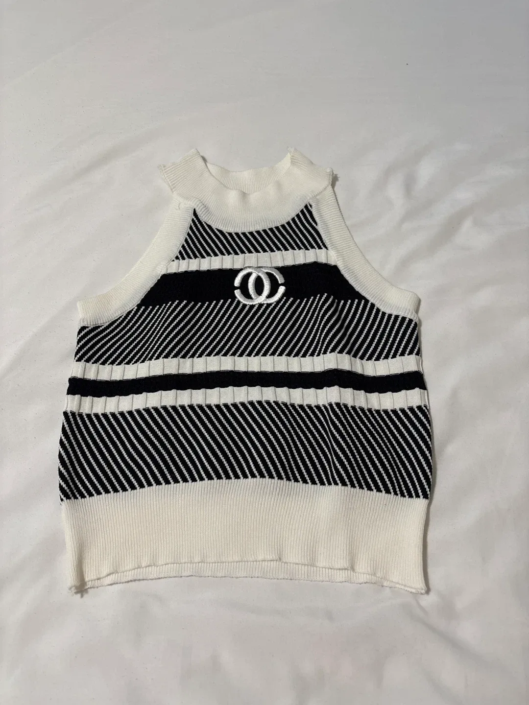 Striped Sleeveless Top thumbnail