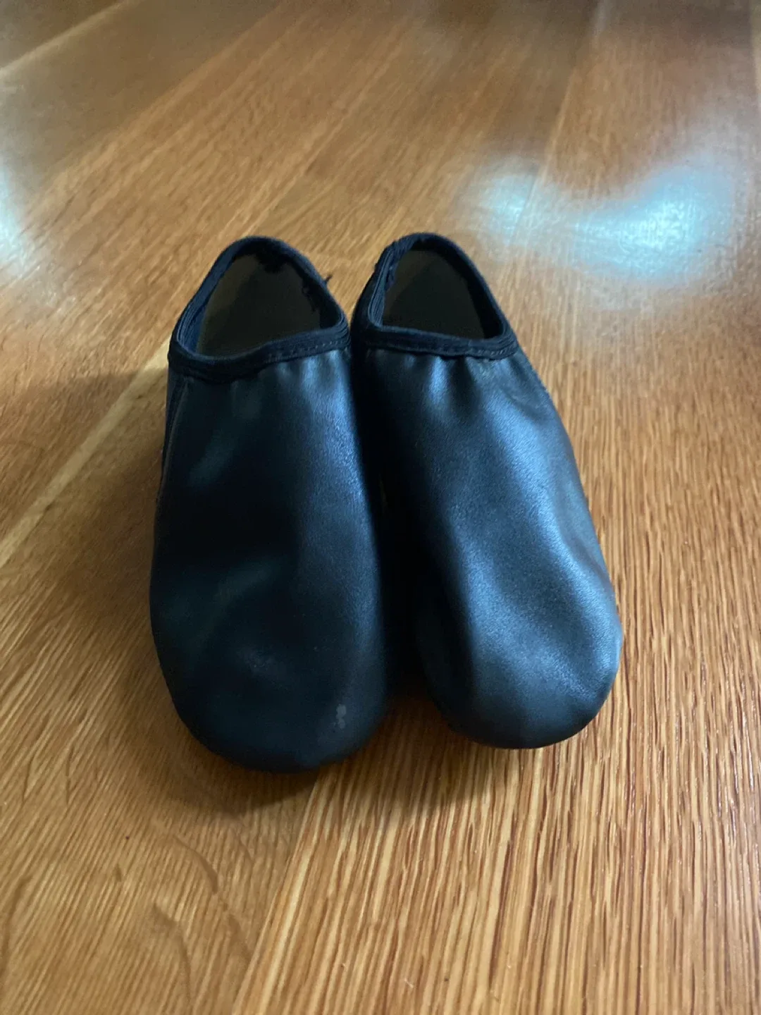 Black Leather Ballet Shoes size 13 thumbnail