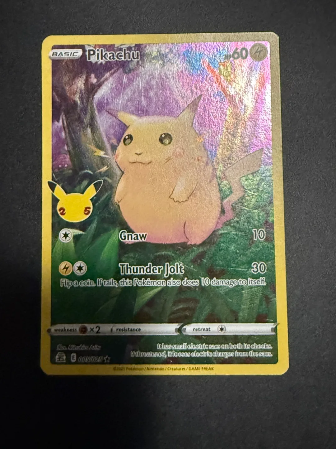 Pikachu Celebrations Pokemon Card thumbnail