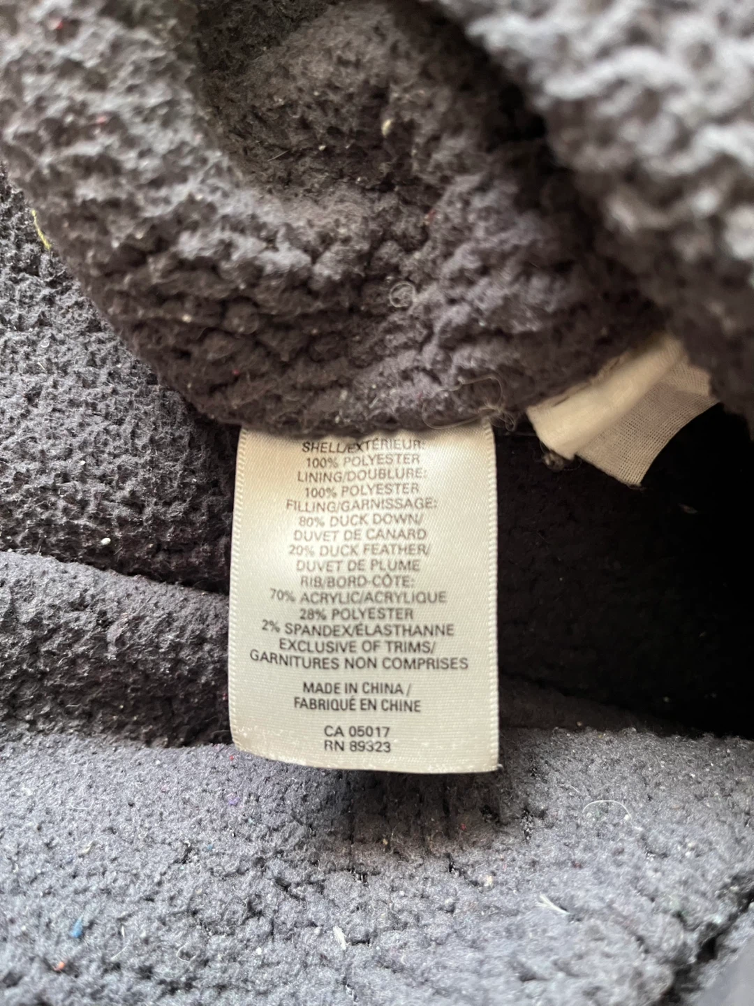 Roots73 Grey Duck Down Filled Puffer Coat - Size S/P - photo 4