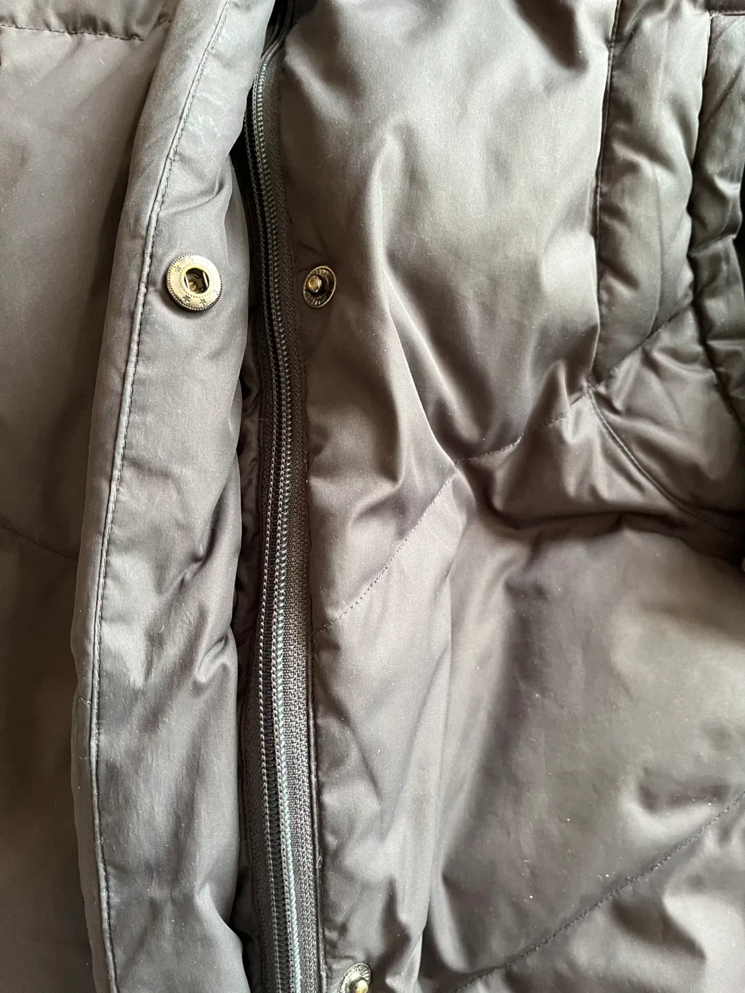 Roots73 Grey Duck Down Filled Puffer Coat - Size S/P image indicator(8)