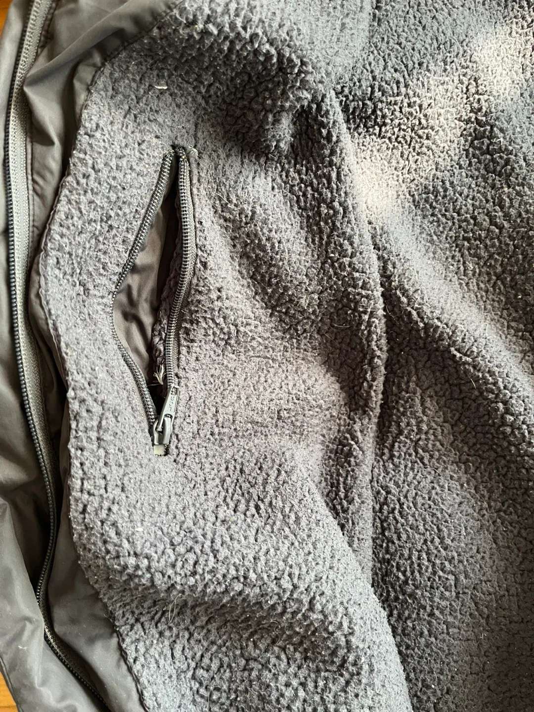 Roots73 Grey Duck Down Filled Puffer Coat - Size S/P image indicator(6)