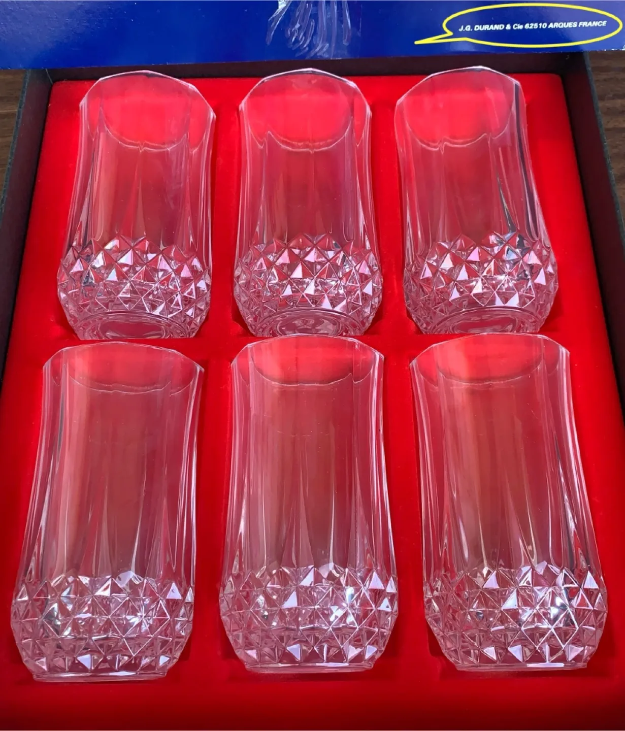 Cristal Glass Hi-Ball Tumbler 6-Piece Set (France) image indicator(4)