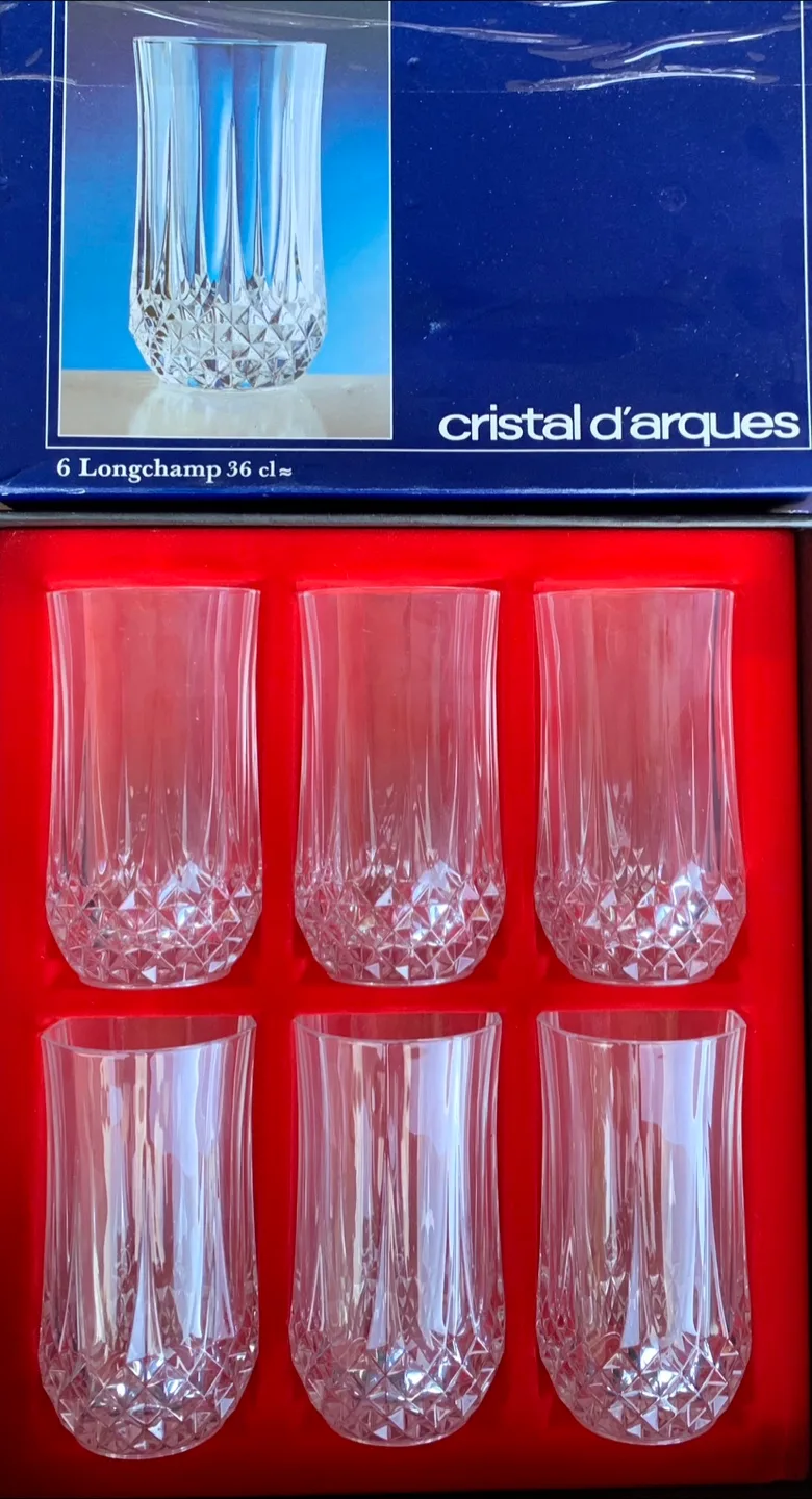 Cristal Glass Hi-Ball Tumbler 6-Piece Set (France) image indicator(2)