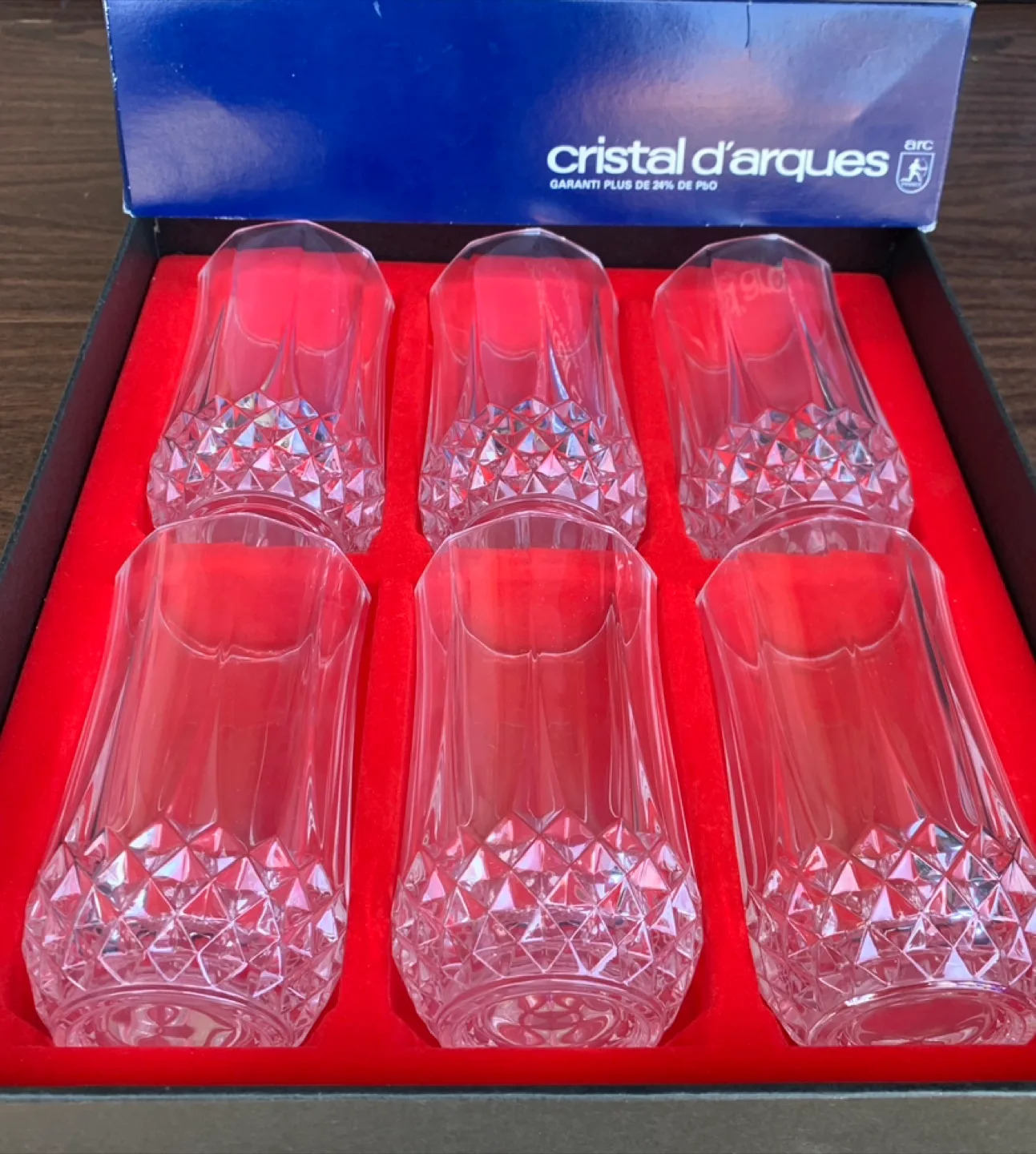 Cristal Glass Hi-Ball Tumbler 6-Piece Set (France) image indicator(3)