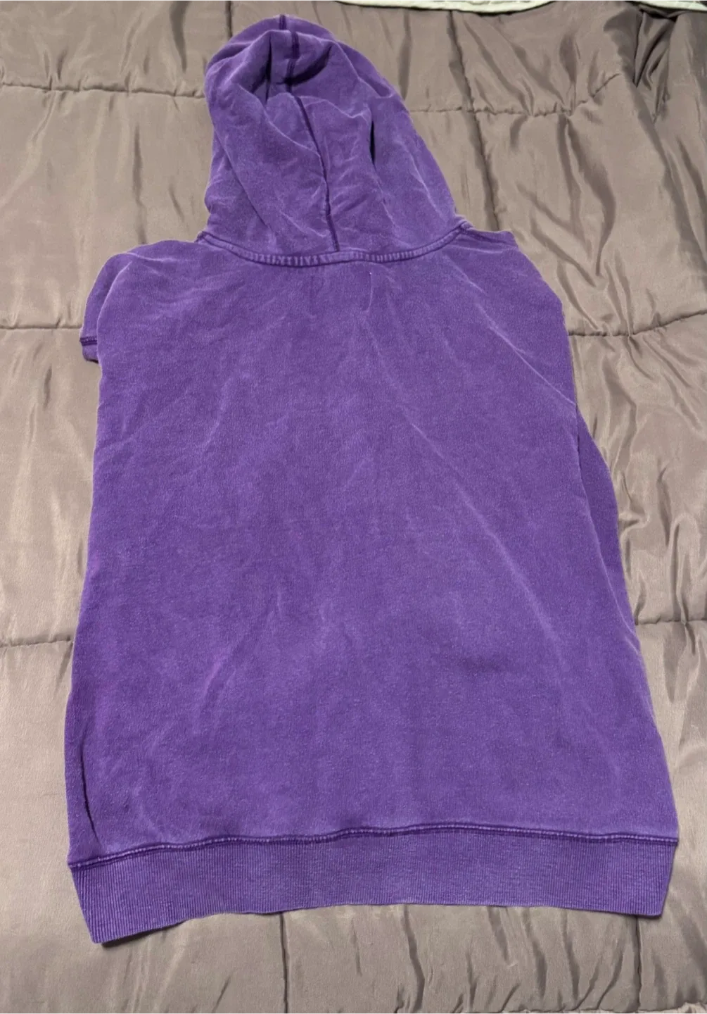Urban Outfitters Purple Zip Up Jacket Hoodie Size L image indicator(4)