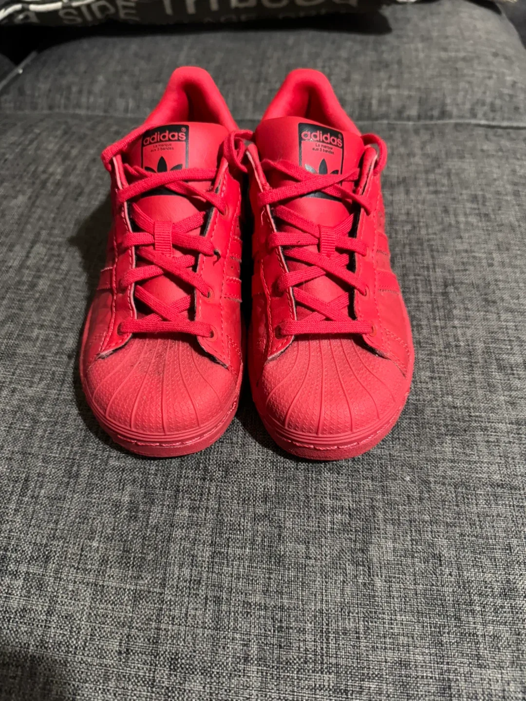 Adidas Superstar Red Sneakers image indicator(3)