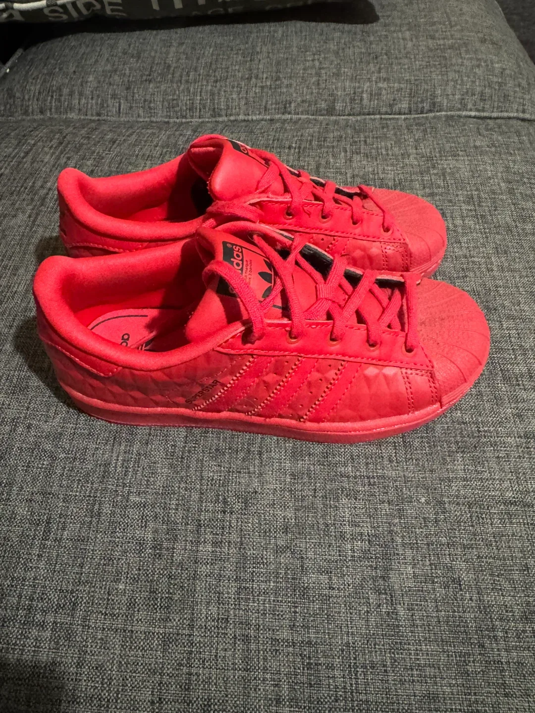 Adidas Superstar Red Sneakers image indicator(2)