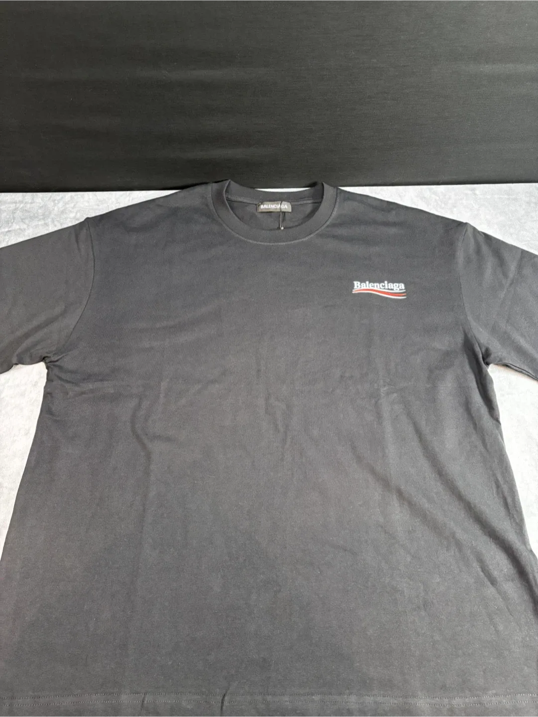 Balenciaga Campaign Logo T-Shirt – Black (Unisex) image indicator(2)