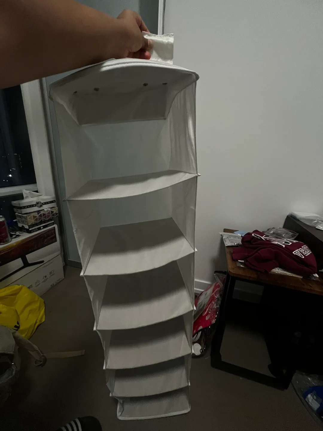 Hanging Closet Organizer - White thumbnail