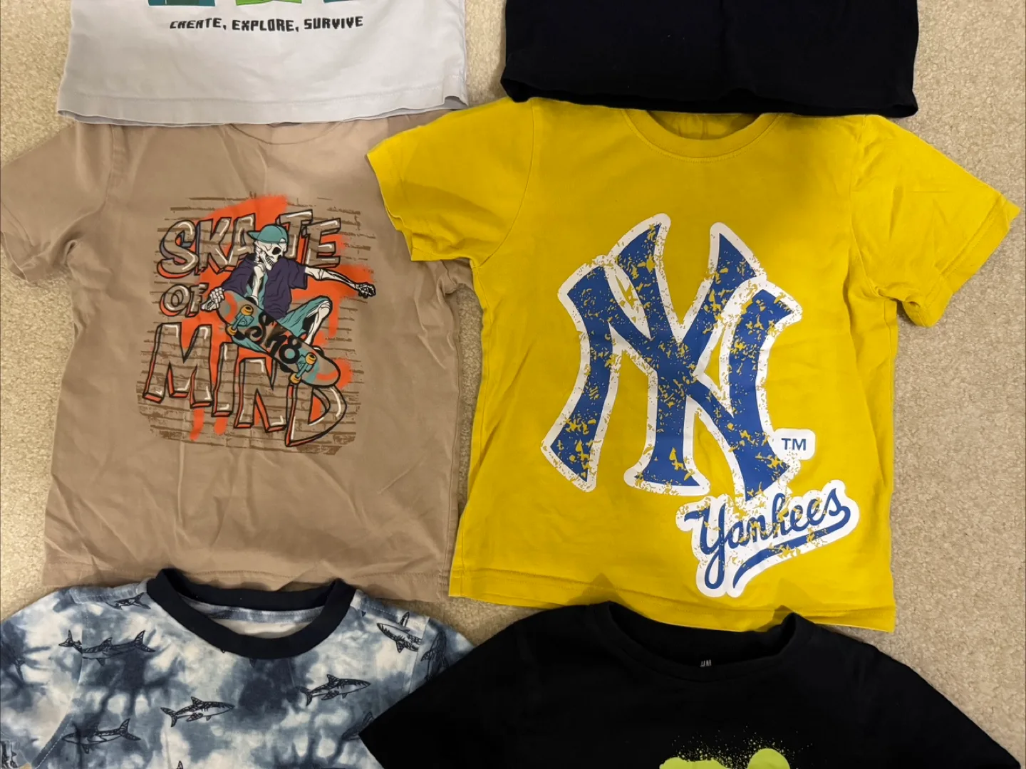 Boys T-Shirts, size 4-6 - Minecraft, Tommy Hilfiger, Fila & More image indicator(3)