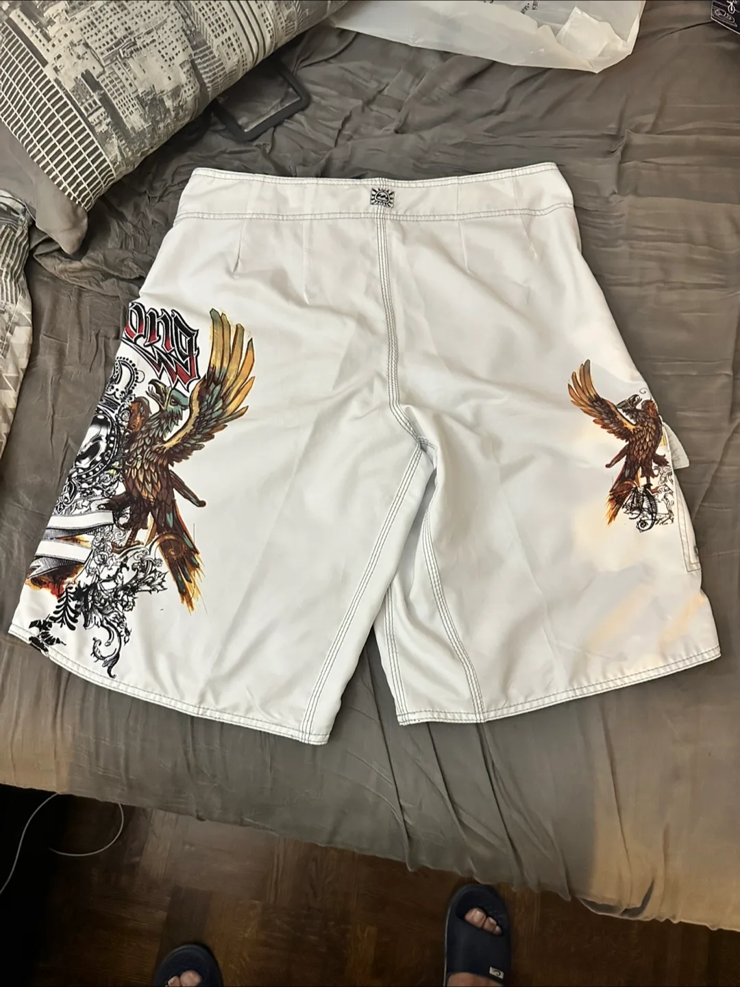 Billabong Board Shorts Swim Trunk Surf Beach - Tattoo Style image indicator(5)