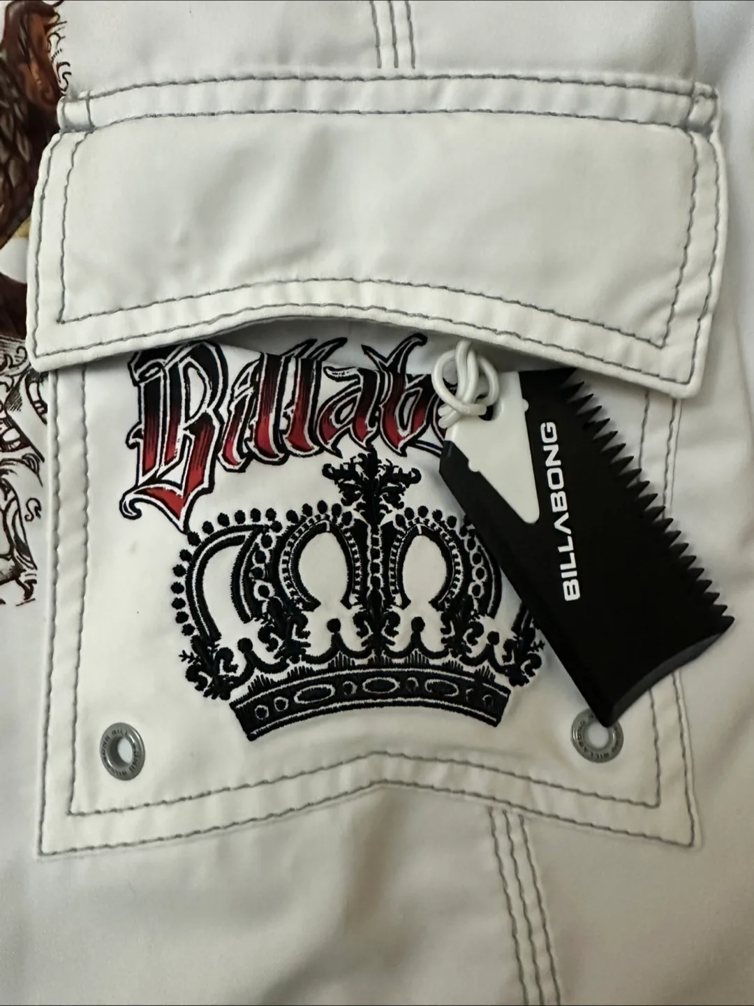 Billabong Board Shorts Swim Trunk Surf Beach - Tattoo Style image indicator(3)