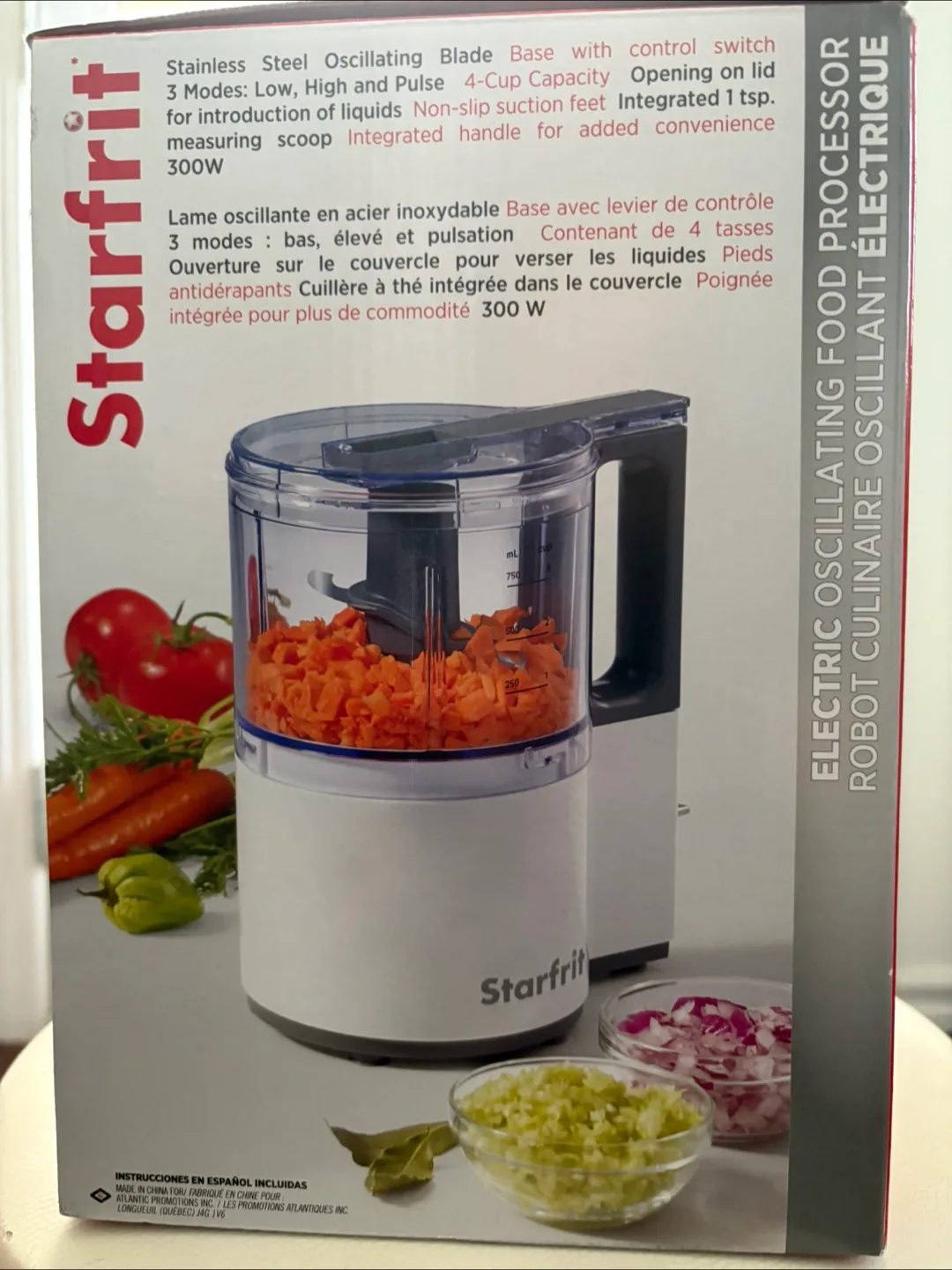 Starfrit Electric Oscillating Food Processor - New in Box! thumbnail