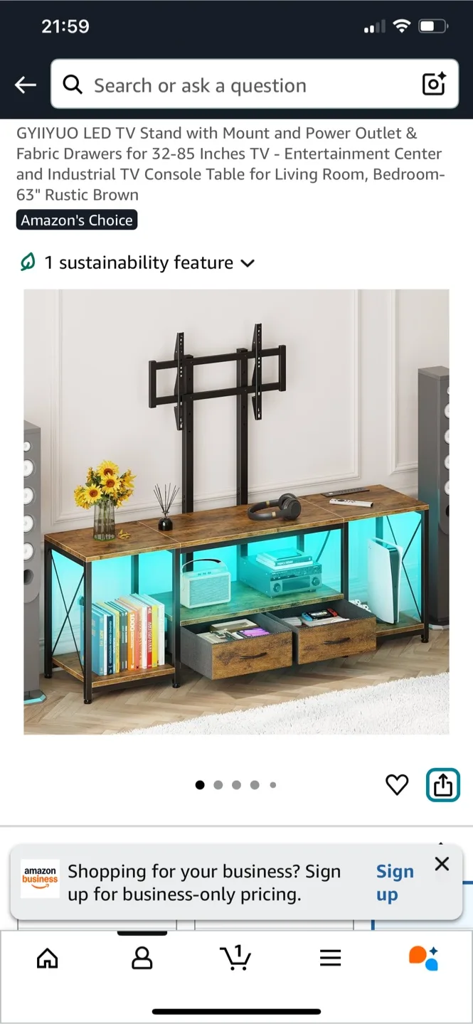 GYIIYUO LED TV Stand/75 inches Television image indicator(2)