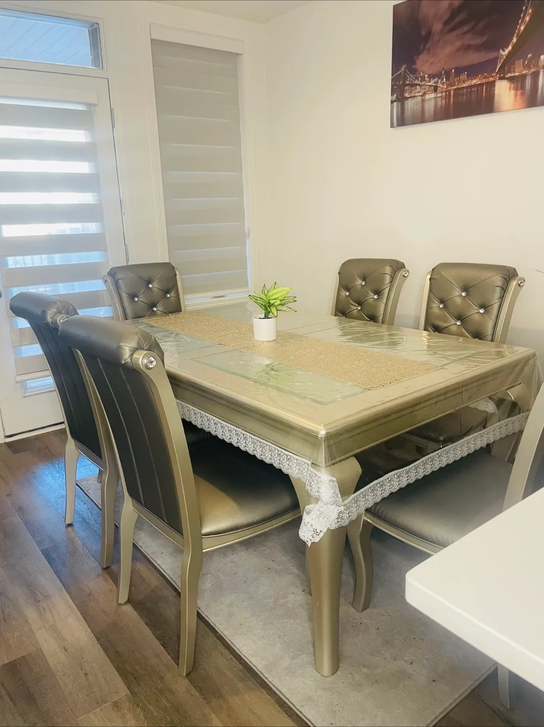 Dining Table with 6 Chairs - Grey image indicator(2)