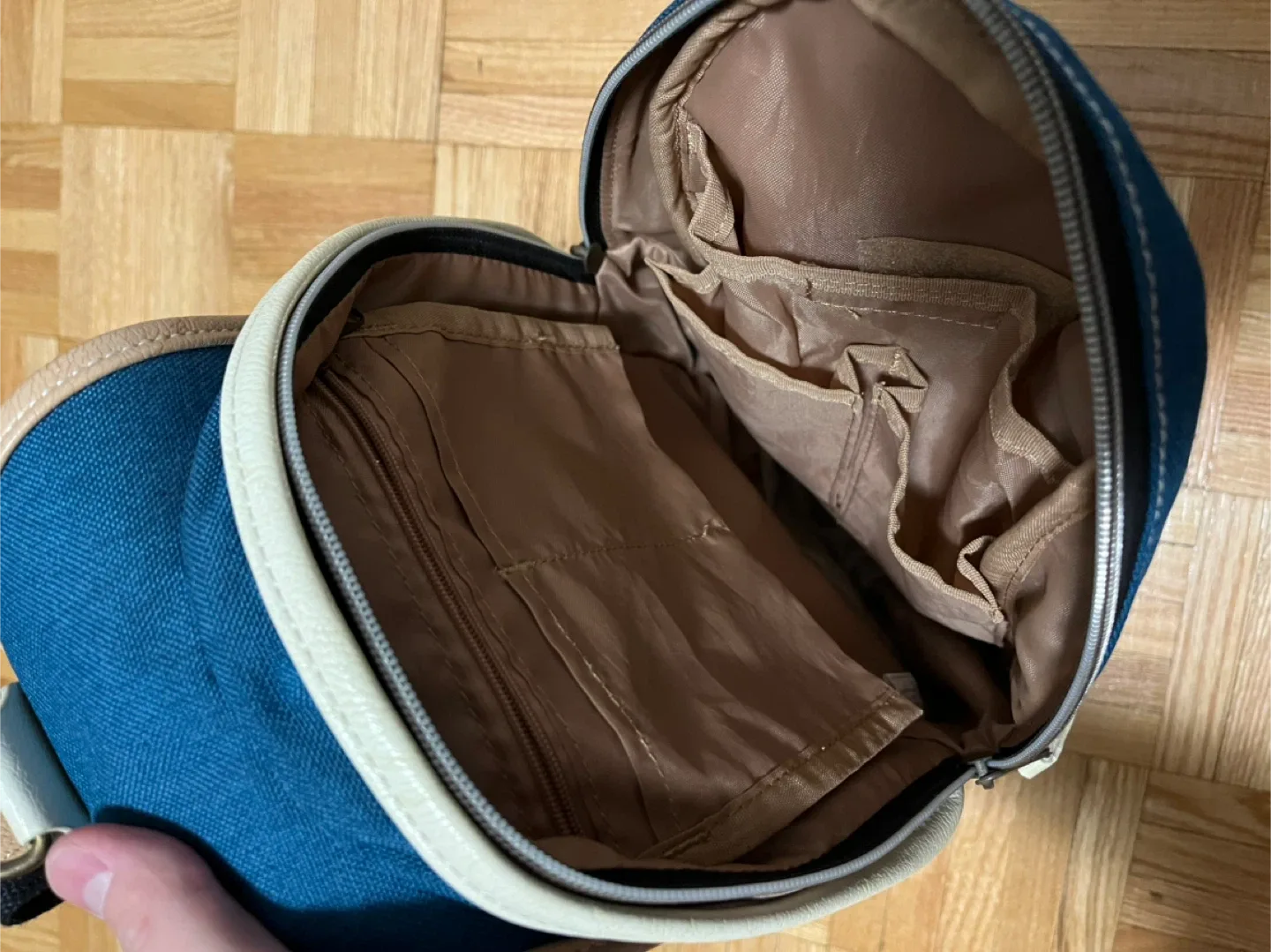 Moustache Sling Bag - Blue image indicator(2)