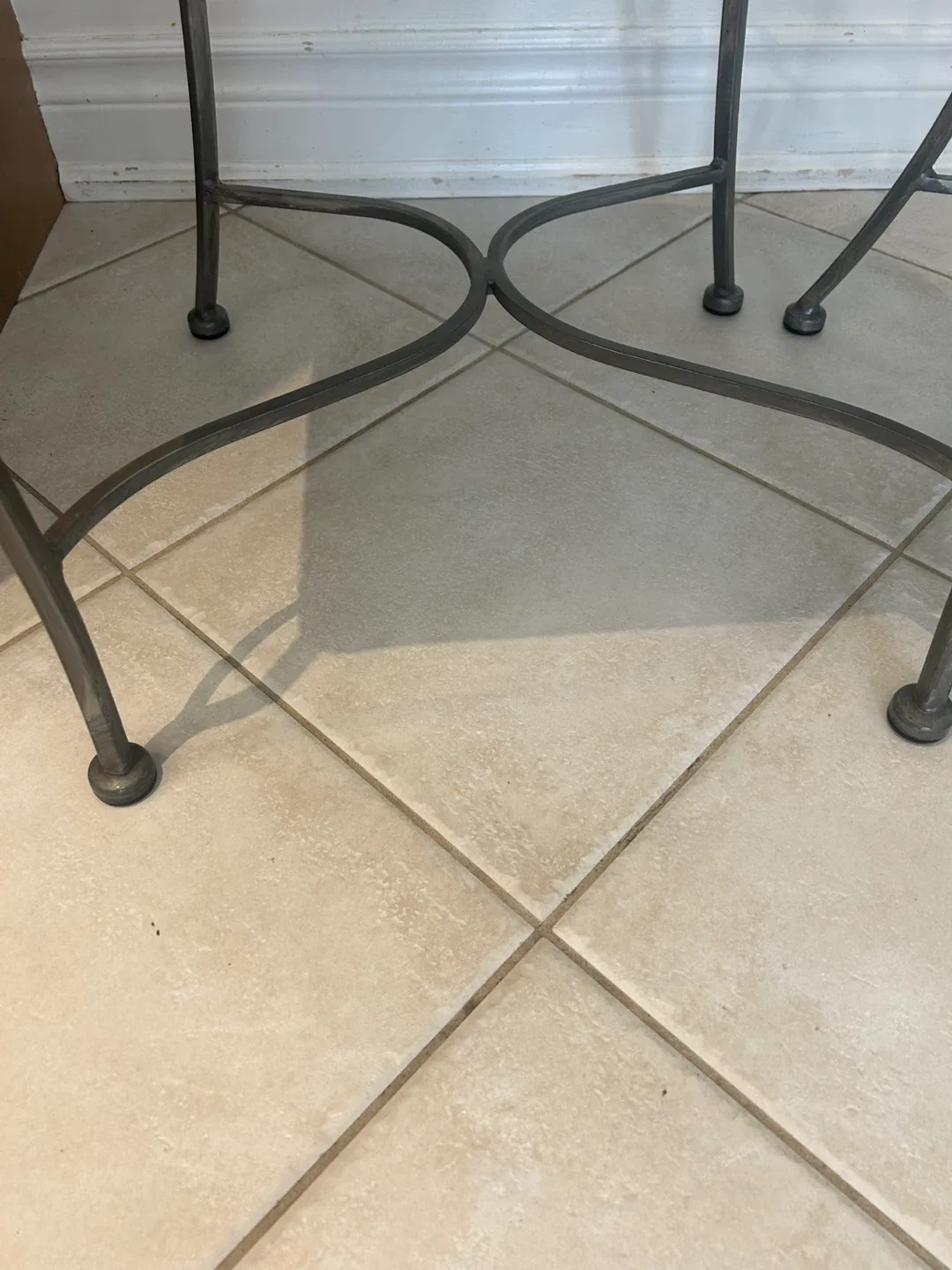 Set of 6 Iron Metal Frame Kitchen Chairs image indicator(3)