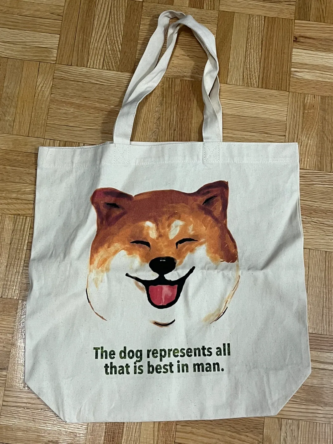 Shiba Inu Dog Tote Bag thumbnail