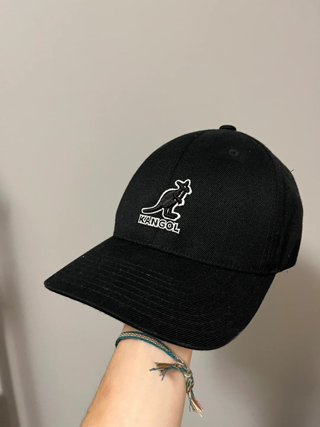 Kangol Black Baseball Cap - Size S/M thumbnail