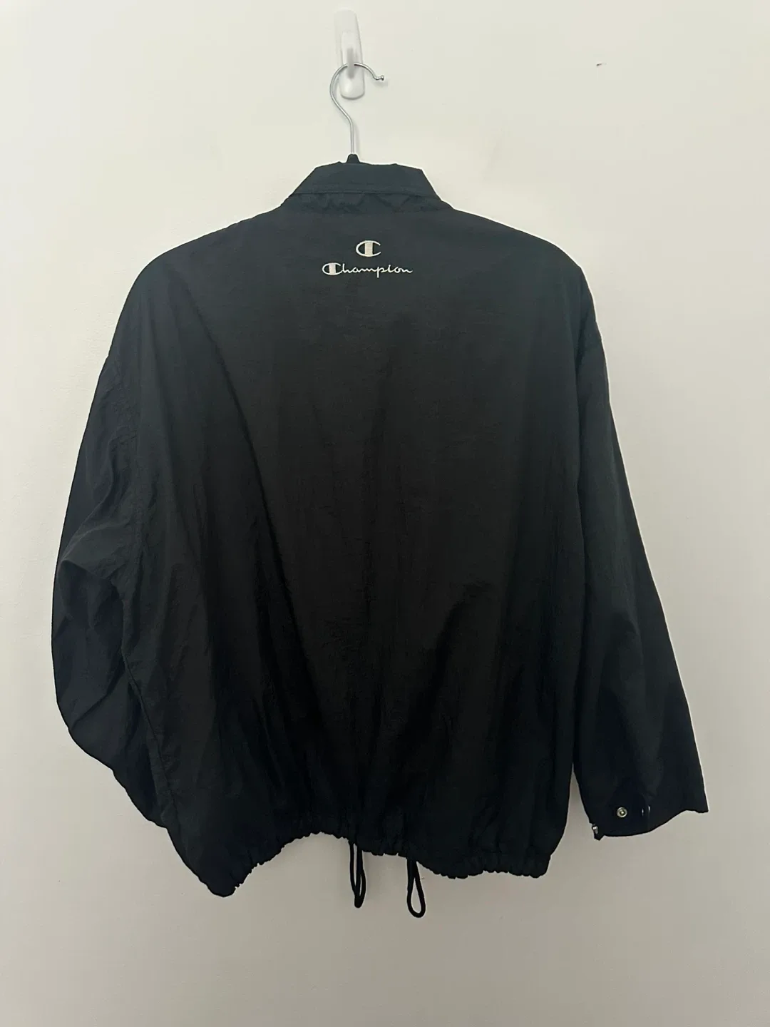 Vintage Champion Track Jacket Athletic Apparel Sporty XL Black image indicator(6)