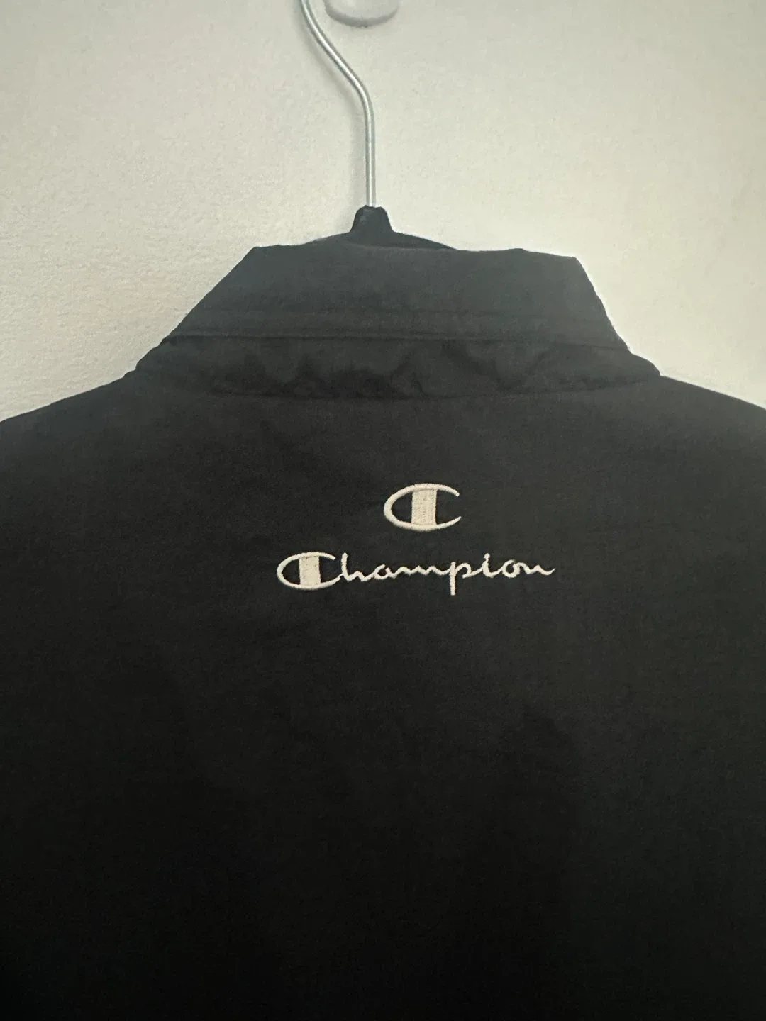 Vintage Champion Track Jacket Athletic Apparel Sporty XL Black image indicator(7)